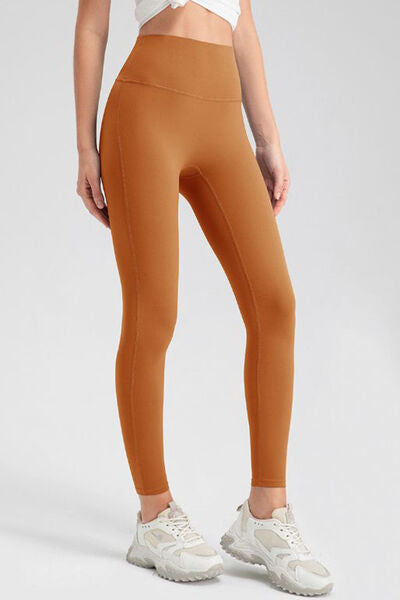 High Waist Skinny Active Pants - FitFemme.Shop