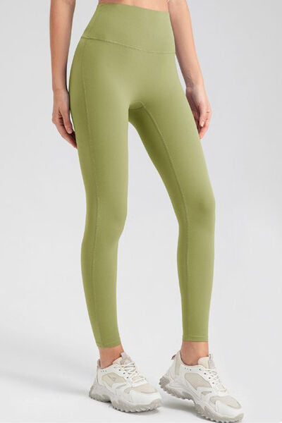 High Waist Skinny Active Pants - FitFemme.Shop