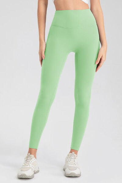 High Waist Skinny Active Pants - FitFemme.Shop