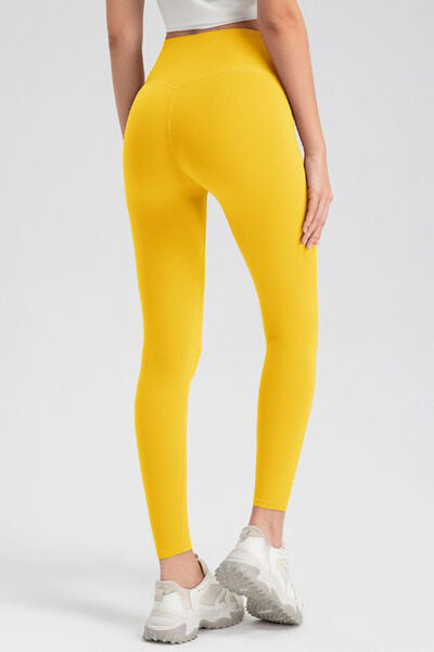 High Waist Skinny Active Pants - FitFemme.Shop