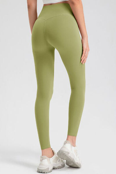 High Waist Skinny Active Pants - FitFemme.Shop
