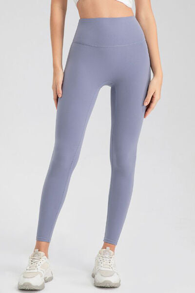 High Waist Skinny Active Pants - FitFemme.Shop
