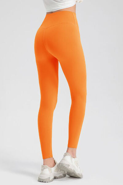 High Waist Skinny Active Pants - FitFemme.Shop