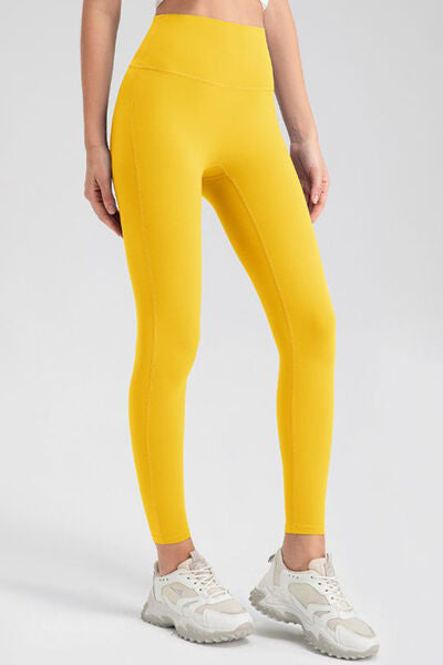 High Waist Skinny Active Pants - FitFemme.Shop
