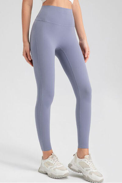 High Waist Skinny Active Pants - FitFemme.Shop