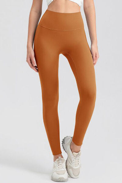 High Waist Skinny Active Pants - FitFemme.Shop