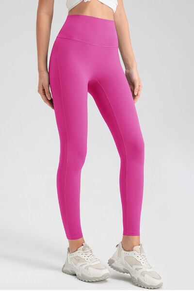 High Waist Skinny Active Pants - FitFemme.Shop