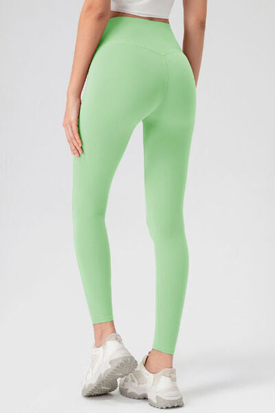 High Waist Skinny Active Pants - FitFemme.Shop