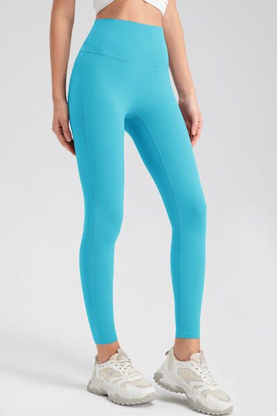High Waist Skinny Active Pants - FitFemme.Shop