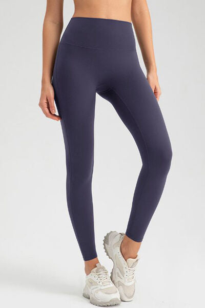 High Waist Skinny Active Pants - FitFemme.Shop