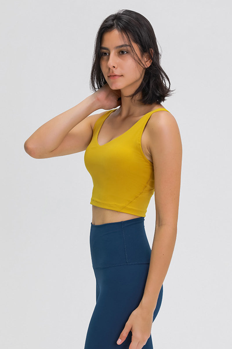 Millennia Scoop Back Sports Bra - FitFemme.Shop