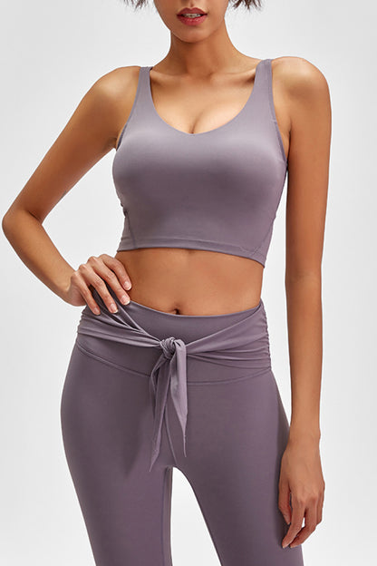 Millennia Scoop Back Sports Bra - FitFemme.Shop