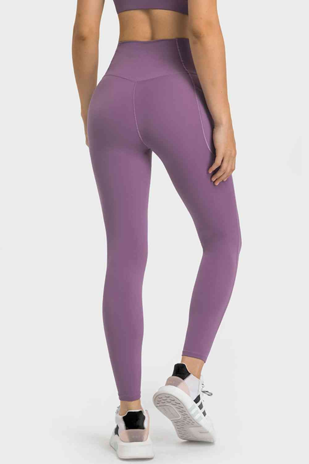Millennia V-Waist Yoga Leggings with Pockets - FitFemme.Shop
