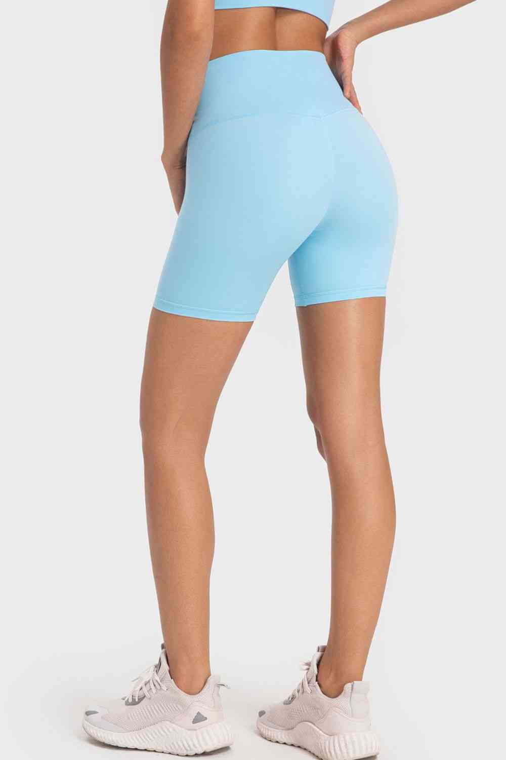 Millennia Staying Cozy Wide Waistband Biker Shorts - FitFemme.Shop