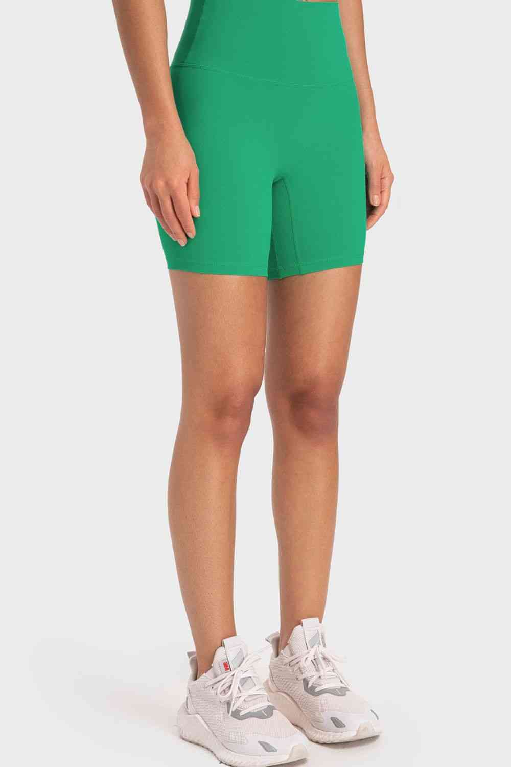 Millennia Staying Cozy Wide Waistband Biker Shorts - FitFemme.Shop