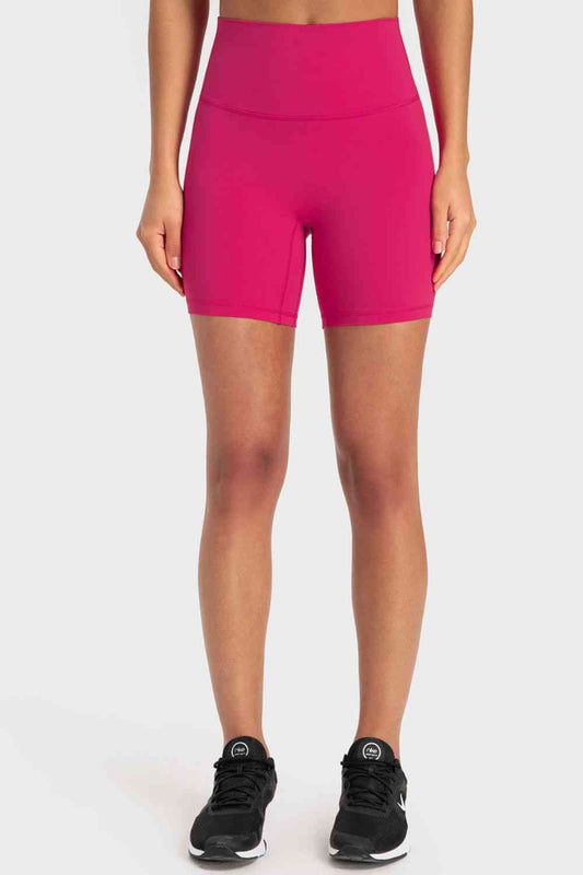 Millennia Staying Cozy Wide Waistband Biker Shorts - FitFemme.Shop