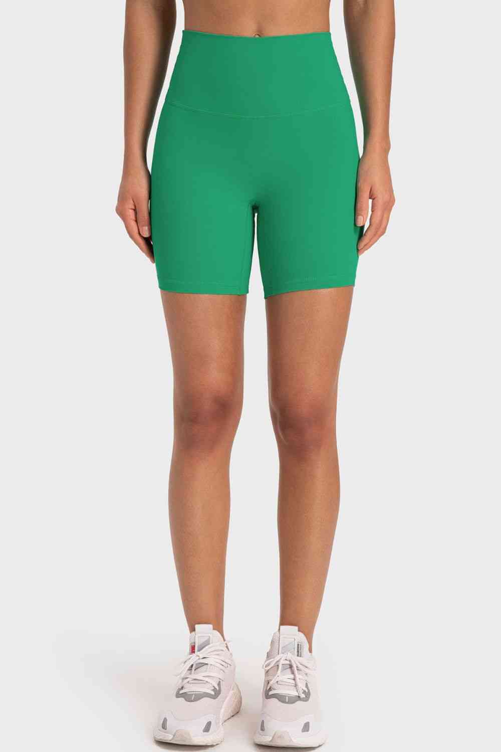 Millennia Staying Cozy Wide Waistband Biker Shorts - FitFemme.Shop