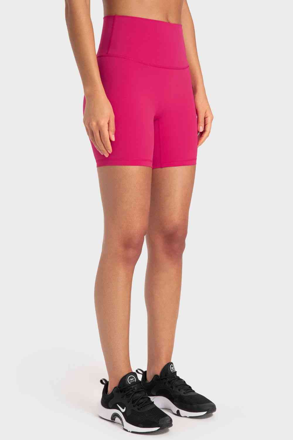 Millennia Staying Cozy Wide Waistband Biker Shorts - FitFemme.Shop