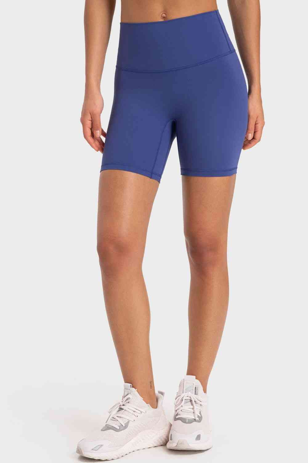 Millennia Staying Cozy Wide Waistband Biker Shorts - FitFemme.Shop