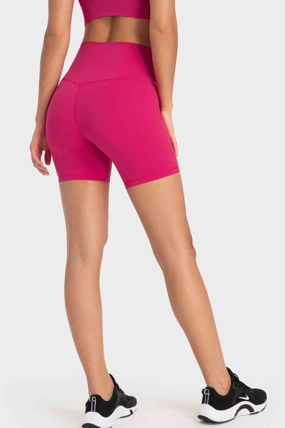 Millennia Staying Cozy Wide Waistband Biker Shorts - FitFemme.Shop