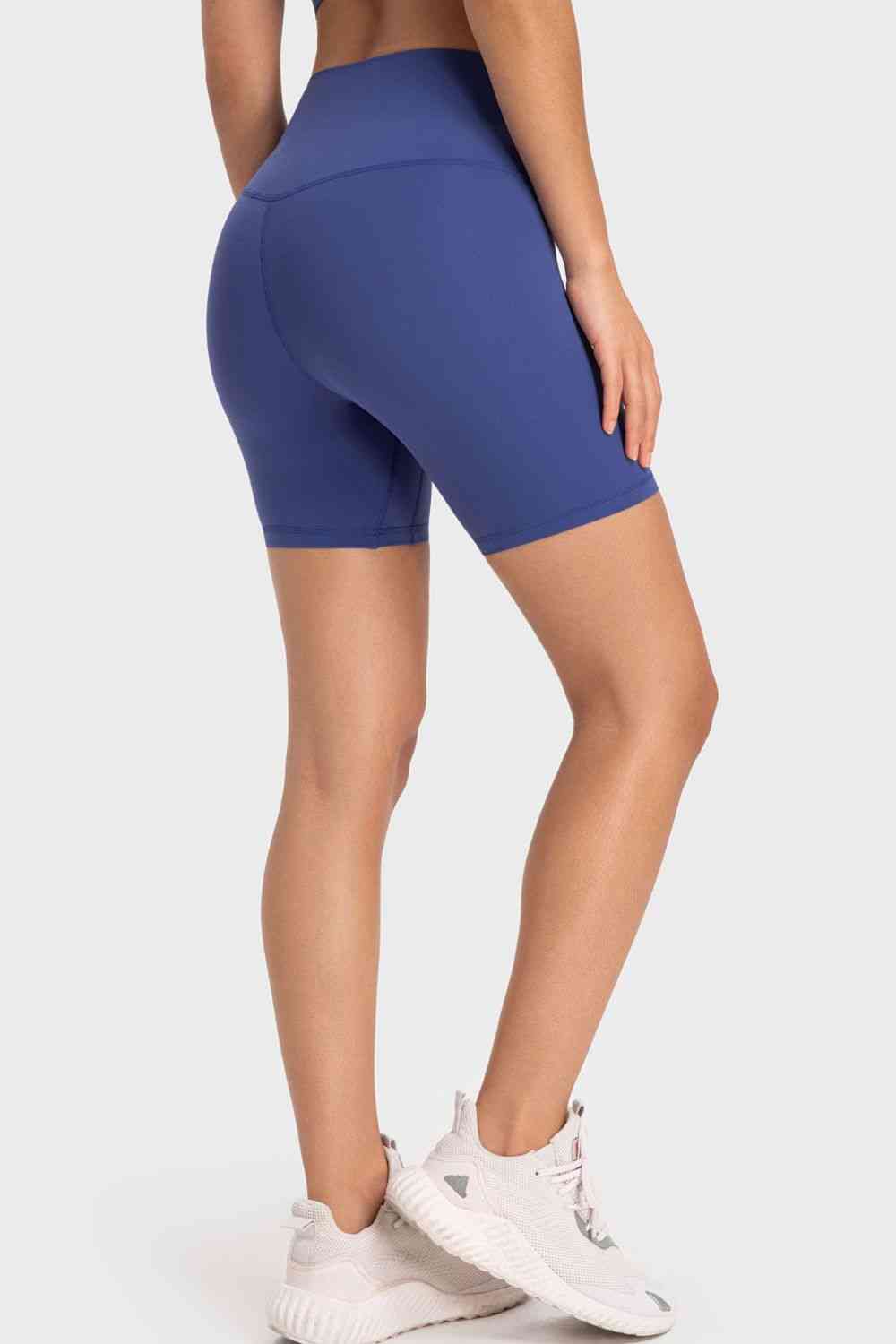Millennia Staying Cozy Wide Waistband Biker Shorts - FitFemme.Shop