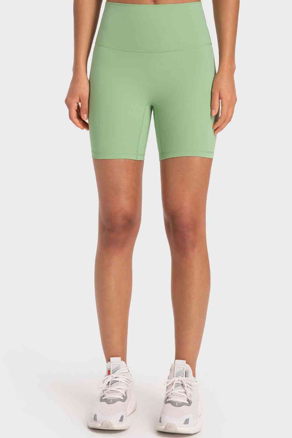 Millennia Staying Cozy Wide Waistband Biker Shorts - FitFemme.Shop
