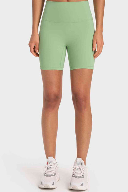 Millennia Staying Cozy Wide Waistband Biker Shorts - FitFemme.Shop