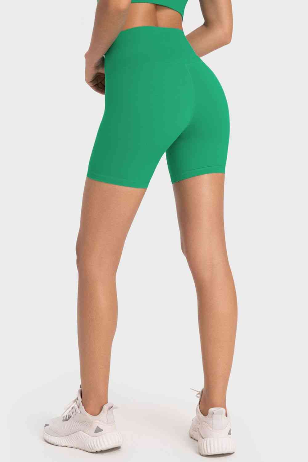 Millennia Staying Cozy Wide Waistband Biker Shorts - FitFemme.Shop