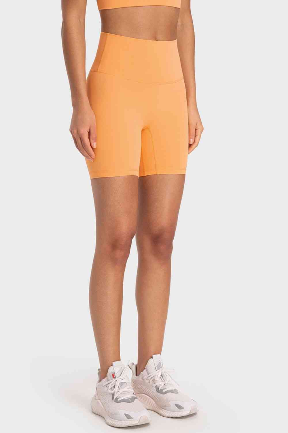Millennia Staying Cozy Wide Waistband Biker Shorts - FitFemme.Shop