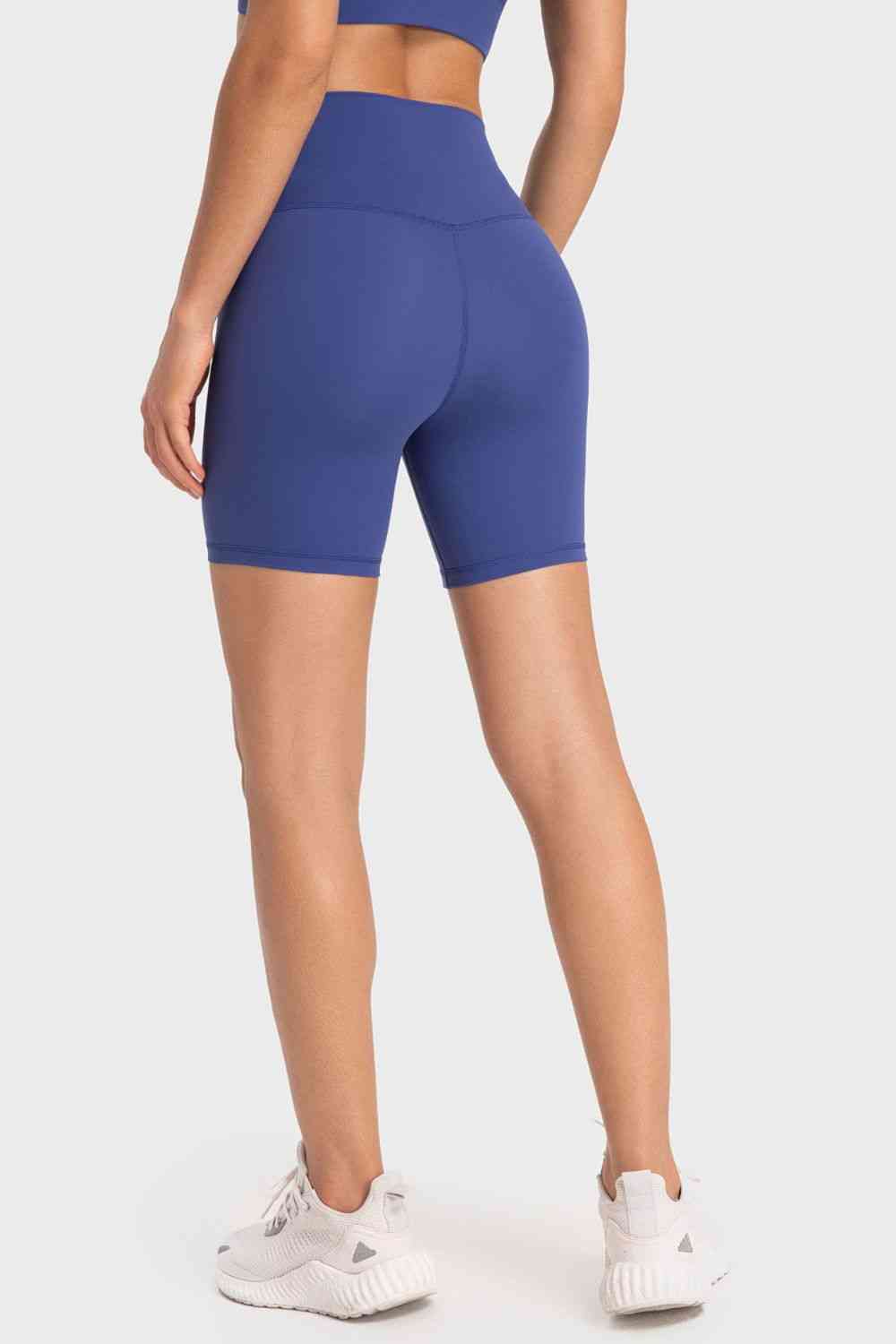 Millennia Staying Cozy Wide Waistband Biker Shorts - FitFemme.Shop