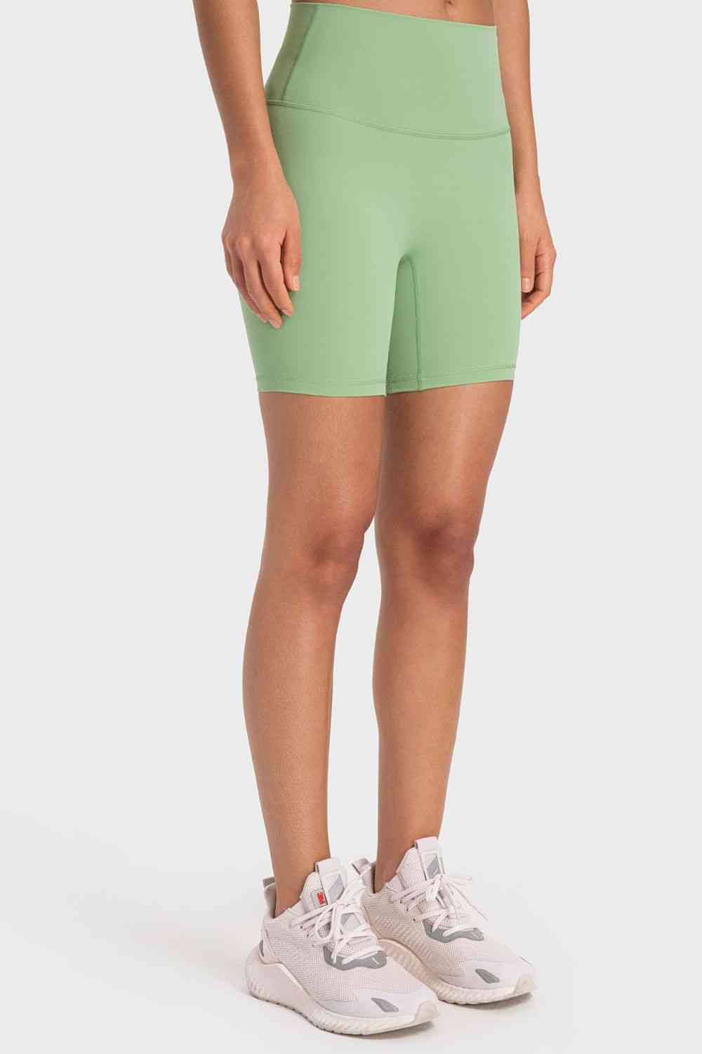 Millennia Staying Cozy Wide Waistband Biker Shorts - FitFemme.Shop