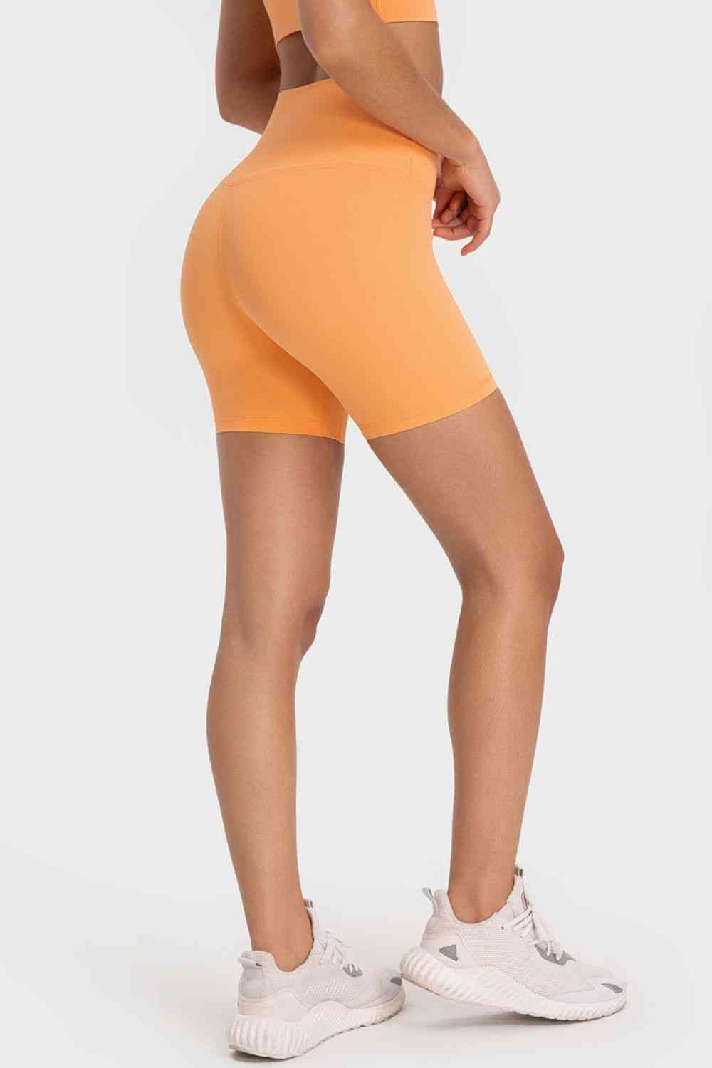 Millennia Staying Cozy Wide Waistband Biker Shorts - FitFemme.Shop