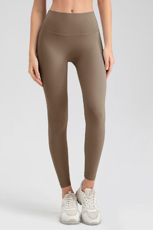 Wide Waistband Sport Leggings - FitFemme.Shop