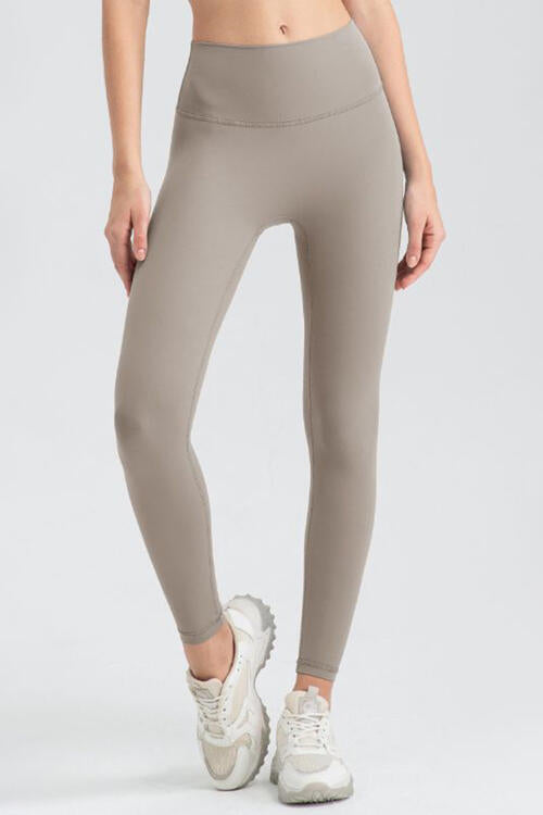 Wide Waistband Sport Leggings - FitFemme.Shop