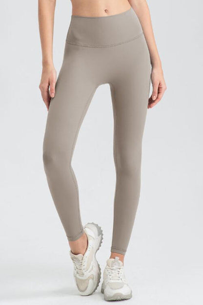 Wide Waistband Sport Leggings - FitFemme.Shop