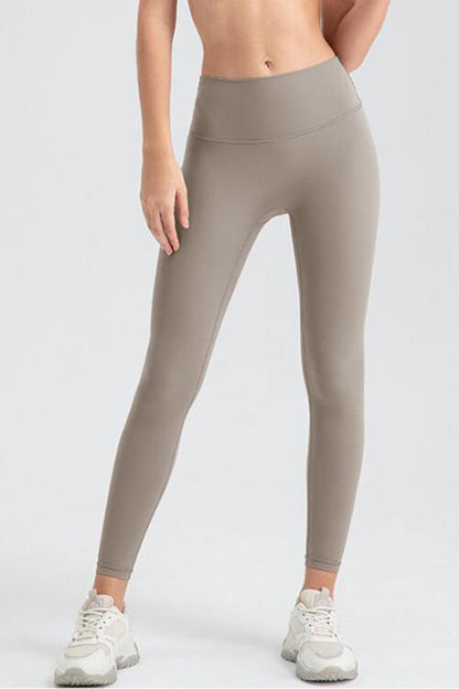 Wide Waistband Sport Leggings - FitFemme.Shop