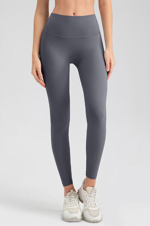 Wide Waistband Sport Leggings - FitFemme.Shop