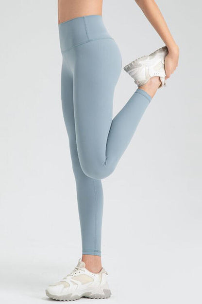 Wide Waistband Sport Leggings - FitFemme.Shop
