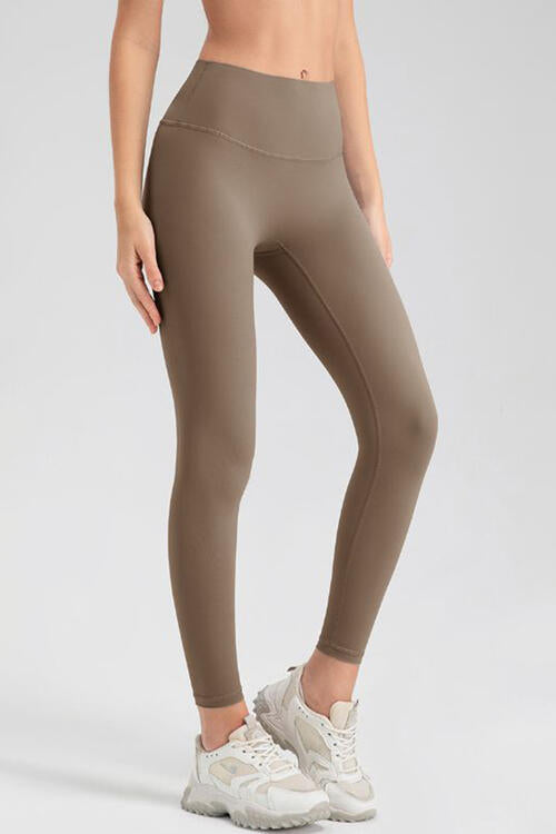 Wide Waistband Sport Leggings - FitFemme.Shop