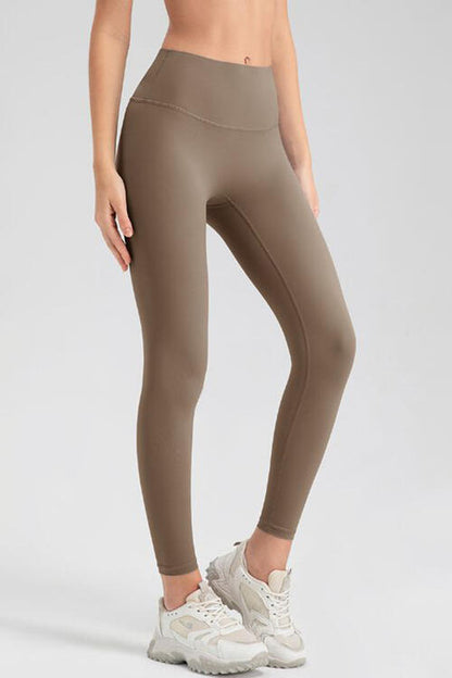 Wide Waistband Sport Leggings - FitFemme.Shop