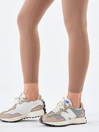 Wide Waistband Sports Leggings - FitFemme.Shop