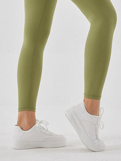 Wide Waistband Sports Leggings - FitFemme.Shop