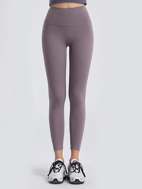 Wide Waistband Sports Leggings - FitFemme.Shop