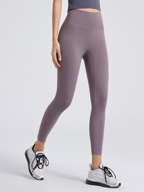 Wide Waistband Sports Leggings - FitFemme.Shop