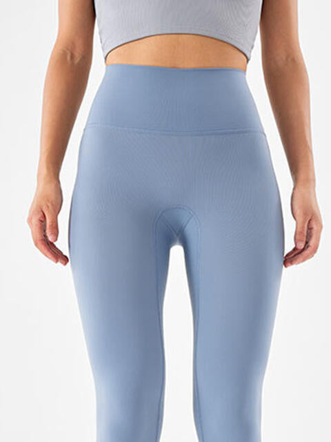 Wide Waistband Sports Leggings - FitFemme.Shop