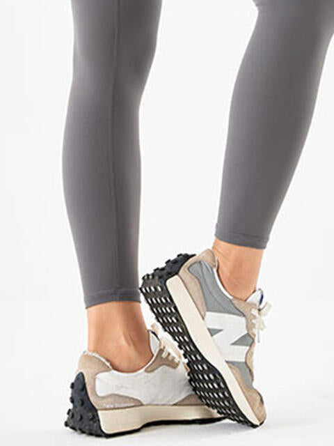 Wide Waistband Sports Leggings - FitFemme.Shop