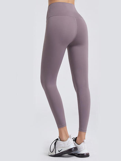 Wide Waistband Sports Leggings - FitFemme.Shop
