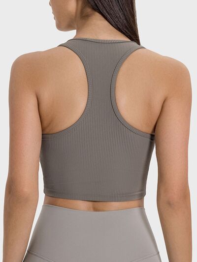 Millennia Scoop Neck Wide Strap Active Tank - FitFemme.Shop