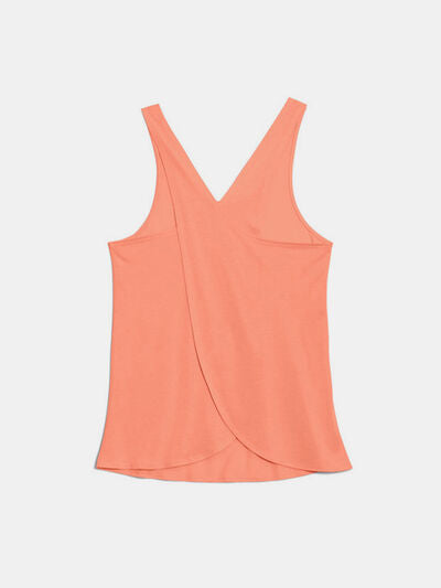 Crisscross Scoop Neck Active Tank - FitFemme.Shop