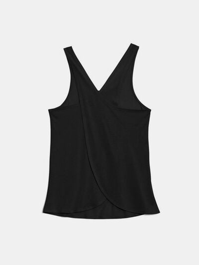Crisscross Scoop Neck Active Tank - FitFemme.Shop